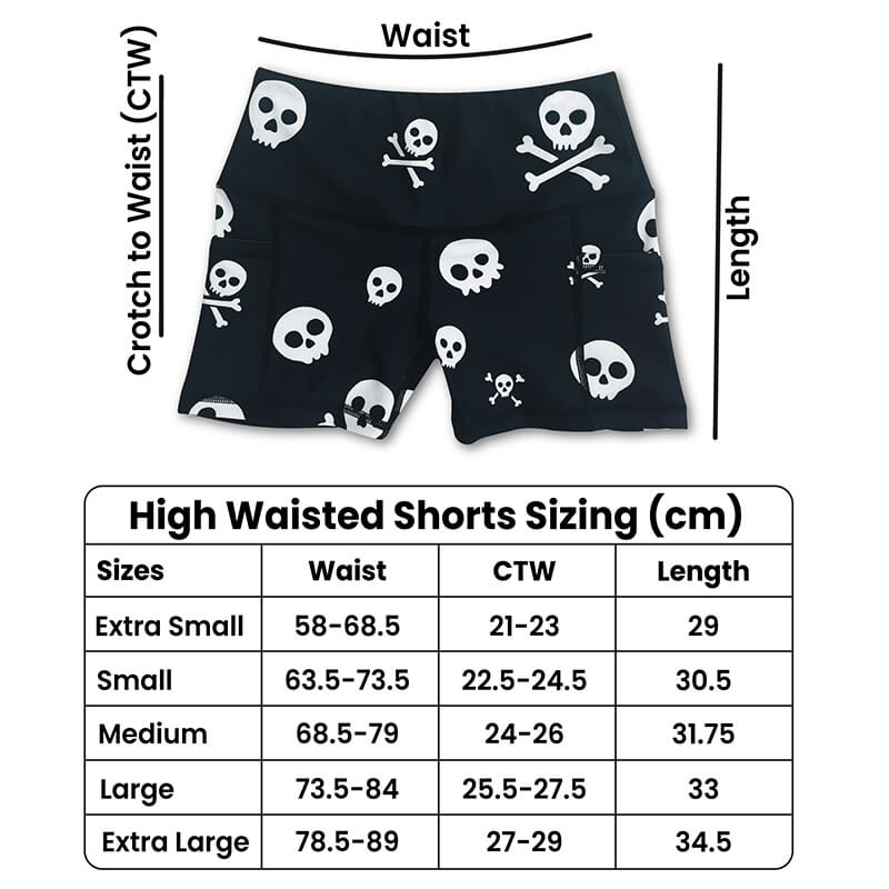 Crazy Skull Shorts